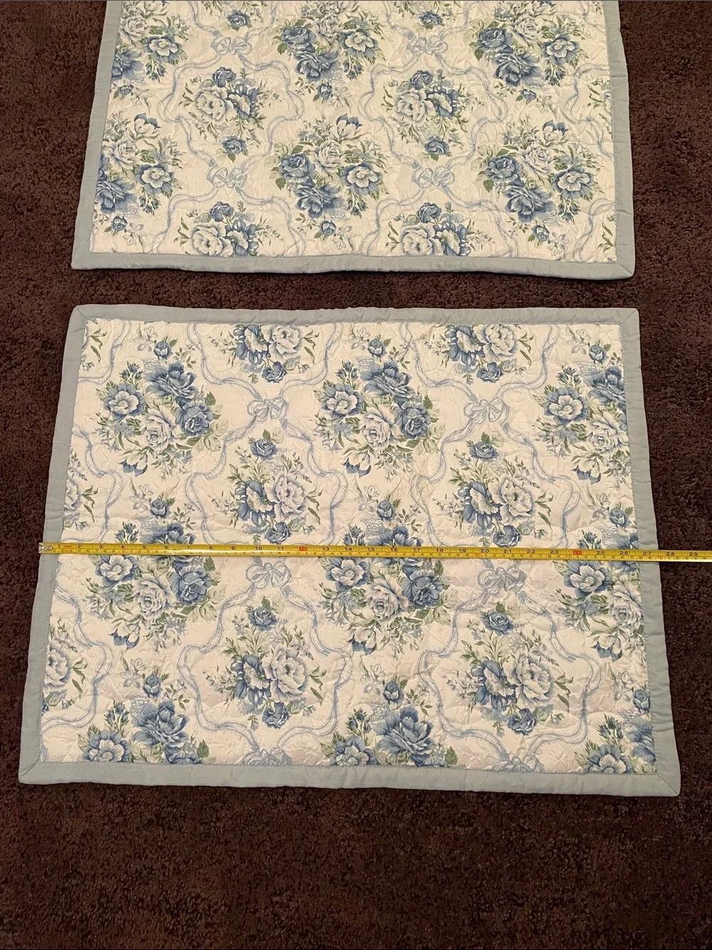 Shabby Chic Pillow Shams (2) Standard Size by Paris Hilton